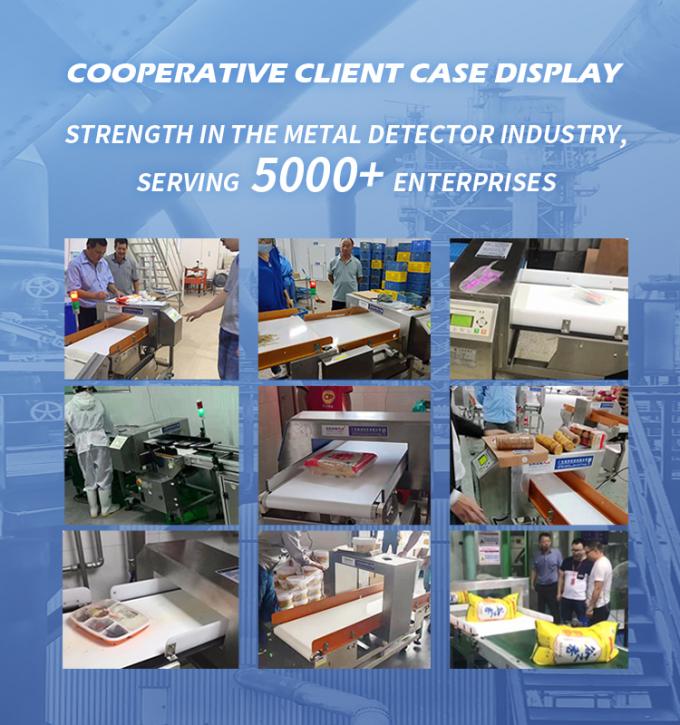 Transporteur professionnel en acier inoxydable Crêpeuses de fromage Produits de la mer Produits laitiers Biscuits de viande Produits alimentaires Détecteur de métaux Certifié CE 5