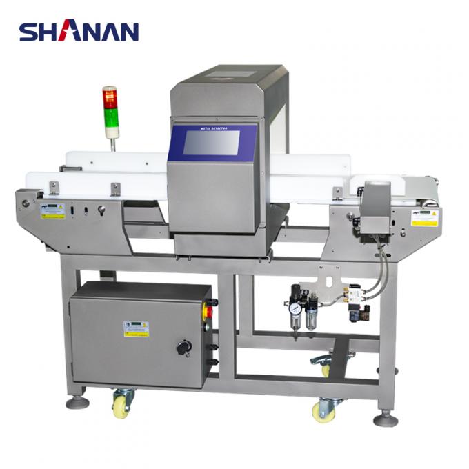 Transporteur professionnel en acier inoxydable Crêpeuses de fromage Produits de la mer Produits laitiers Biscuits de viande Produits alimentaires Détecteur de métaux Certifié CE 7