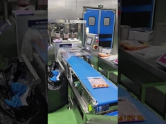 Traitement Facile d'exploitation Détecteur de métaux à grande vitesse combiné Balanceur de contrôle pour produits à fente