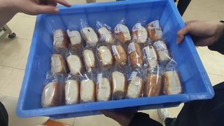 Machine minimum de sécurité alimentaire à rayons X de 600 produits