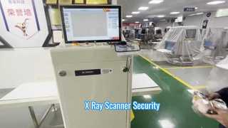 Bagage d'analyse de sécurité du scanner à rayons X de l'aéroport
