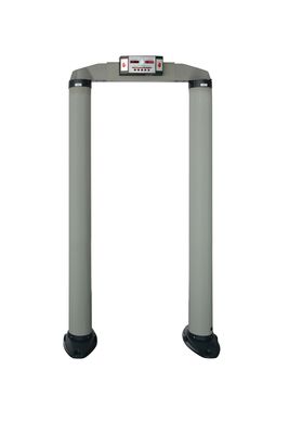 Promenade de cadre de porte de sécurité de 6 zones par le détecteur de métaux pour le public, la longue vie d'utilisation