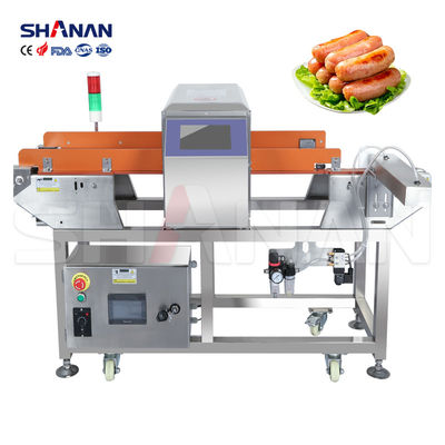 Fabricant de détecteur de métaux CE ISO pour aliments, gâteaux, cassures, système de rejet automatique, convoyeur, tunnel, usine