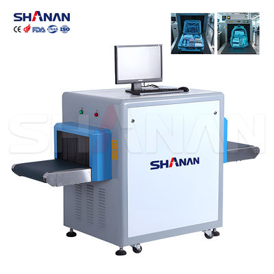 Inspection par rayons X d'hôtels et de gares utilisant des scanners à bagages à rayons X