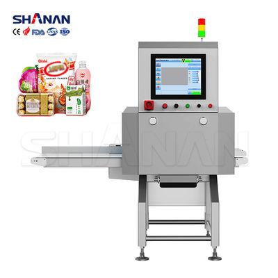 Machine à rayons X pour aliments avec sensibilité de 0,3 mm, hauteur d'inspection de 250 mm et fonctionnement à écran tactile