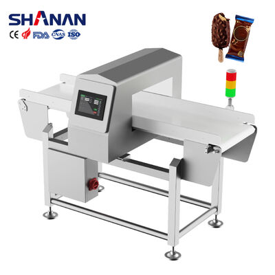 Détecteur de métaux alimentaire 50-60Hz équipé d'une structure complète en acier inoxydable 304 assurant la détection de métaux dans les environnements de production alimentaire