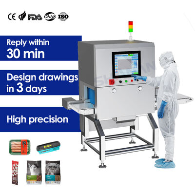 Systèmes d'inspection par rayons X alimentaires avec interface utilisateur intuitive, fonctionnant entre 0 et 40 degrés Celsius, assurant le contrôle des aliments