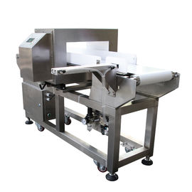 Vitesse de ceinture de l'acier inoxydable 380 V de détecteur de métaux de catégorie comestible de bande de conveyeur réglable