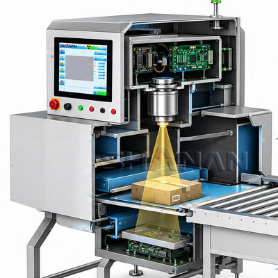 Machine à rayons X alimentaire offrant inspection de la sécurité alimentaire avec miroir polissage SUS304 Construction et écran tactile convivial pour l'assurance