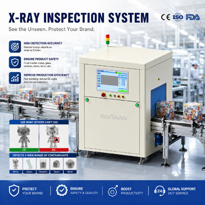 Machine industrielle de système d'inspection de rayon X de haute précision avec le rejet automatique pour la détection de contaminants d'objets étrangers de produits électroniques pharmaceutiques alimentaires