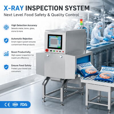 Machine à rayons X pour aliments à écran tactile offrant une hauteur maximale de produit de 200 mm, assurant une surveillance efficace de la sécurité alimentaire