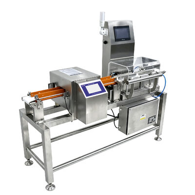Solution combinant détecteur de métaux et trieuse pondérale, alliant détection métallique précise et contrôle de poids exact pour les processus de contrôle
