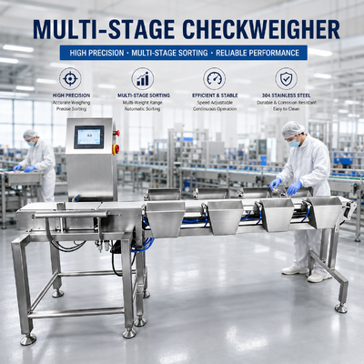 Machine de tri pondéral de précision offrant des solutions de tri efficaces basées sur le poids pour la production et le contrôle industriels