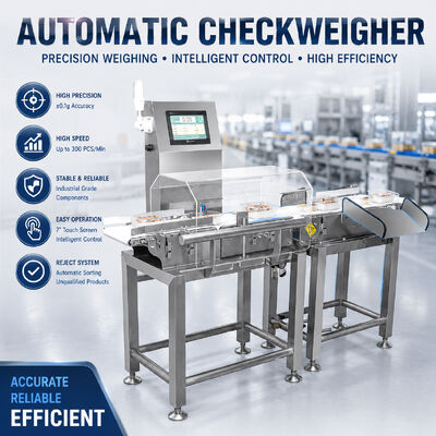 Machine de tri pondéral de haute précision adaptée aux industries alimentaire, pharmaceutique et de l'emballage nécessitant un contrôle du poids