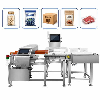 Machine combinée de tri pondéral automatique et de détecteur de métaux - Tri pondéral en ligne et détection de contaminants métalliques