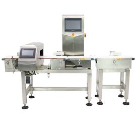Équipement de test professionnel bande transporteuse détecteur de métaux et machine de poids de nourriture pour l'industrie alimentaire de la viande de zone humide